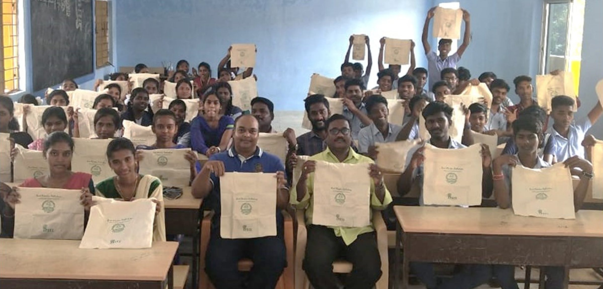 APSCC Cotton Bag Drive at Kamban NSS Camp