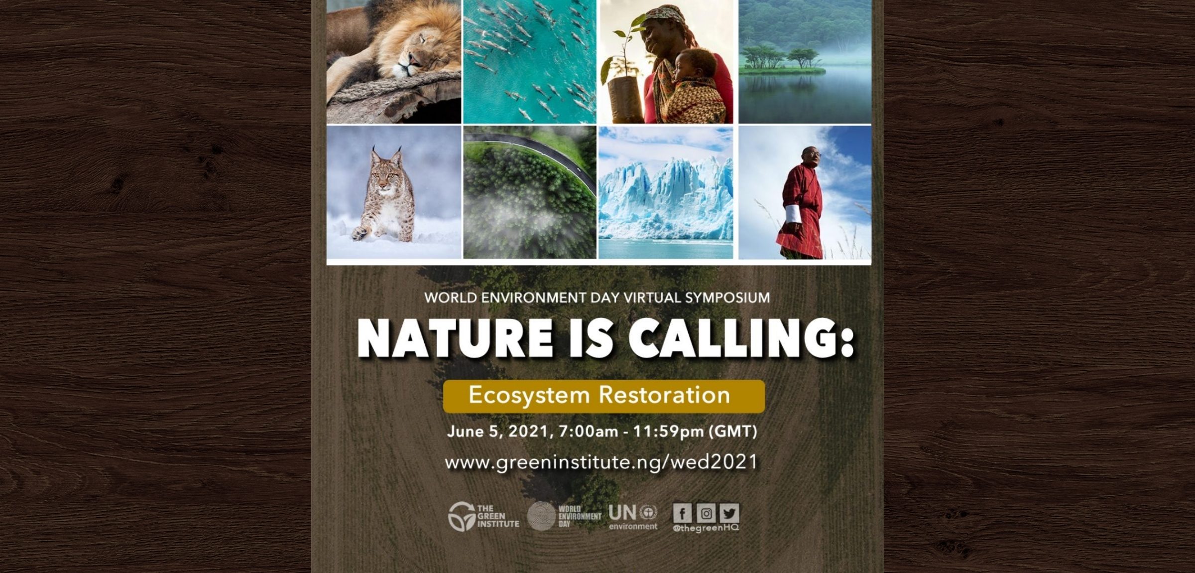 World Environment Day 2021 virtual symposium — Nature is Calling