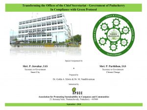 Transforming the Office of the Chief Secretariat, Puducherry, into a Sustainable Building